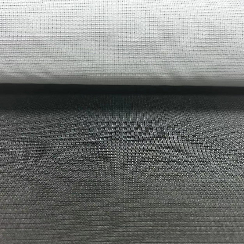 400D*500D Nylon taslon oxford fabric with transparent PU coated fabric