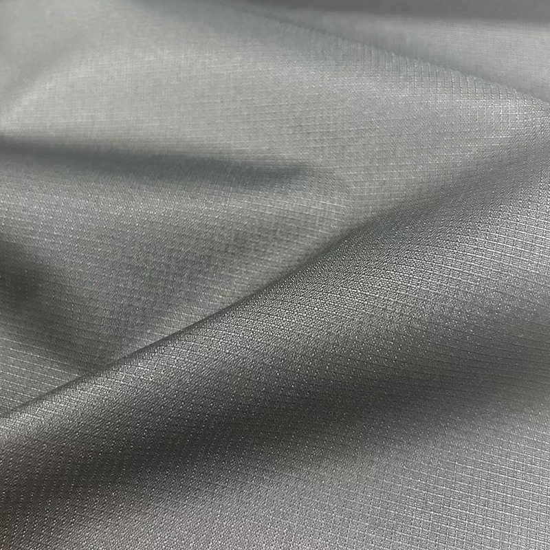 400D*500D Nylon taslon oxford fabric with transparent PU coated fabric