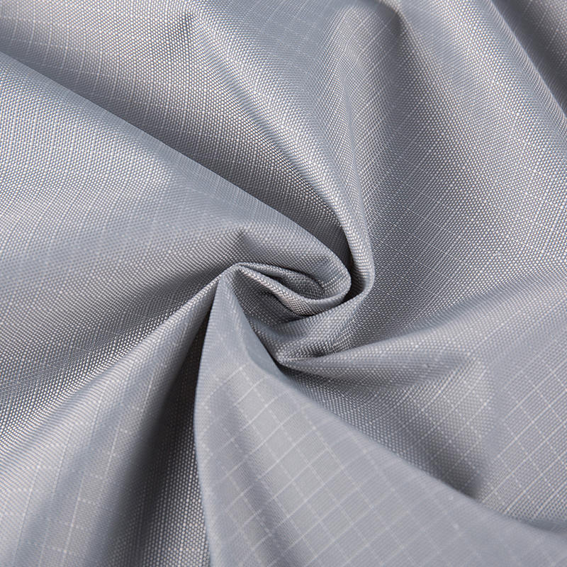 420D Nylon oxford fabric 0.5cm square PU coated fabric