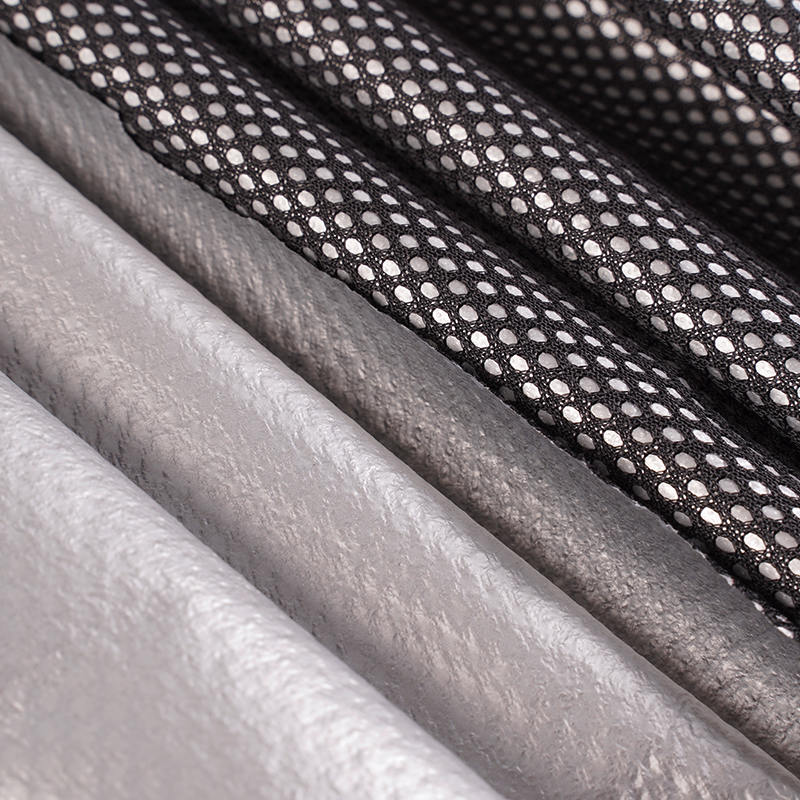 Mesh TPU Silver Film Low Transparency Laminated Fabric for Lining